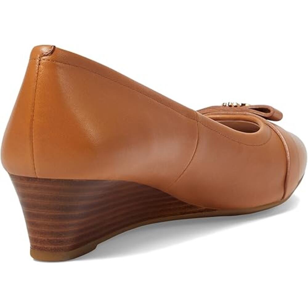 Cole Haan Tan Wedge Pumps - Picture 6 of 12
